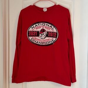 Women’s Georgia Bulldog Long sleeve Tee - Small/Medium